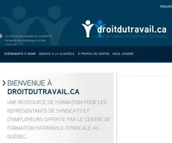 Droitdutravail.ca(Évènements) Screenshot