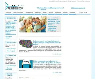 Droitissimo.com(L'information juridique pour tous) Screenshot