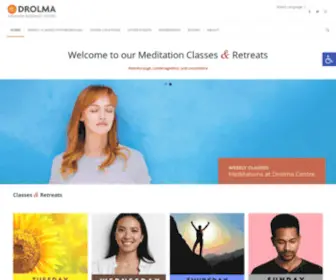 Drolmacentre.org.uk(Meditation) Screenshot