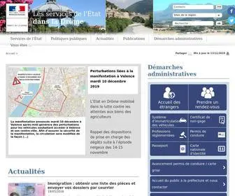 Drome.gouv.fr(Accueil) Screenshot