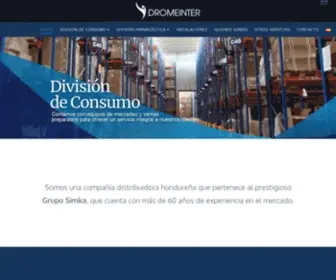 Dromeinter.com(Drogueria Medica Internacional S.A de C.V) Screenshot