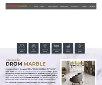 Drommarble.com(Vietnam White Marble) Screenshot