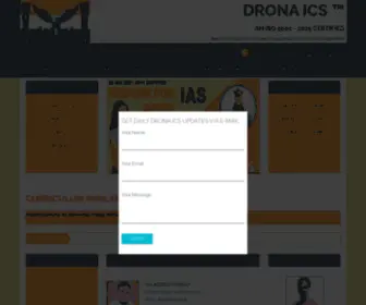 Dronaics.com(DRONA Ics) Screenshot