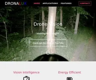 Dronalux.com(Enabling Technologies for the Drone Ecosystem) Screenshot