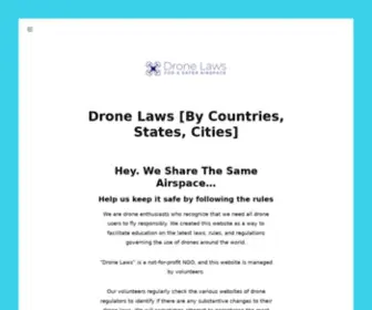 Drone-Laws.com(Drone Laws) Screenshot