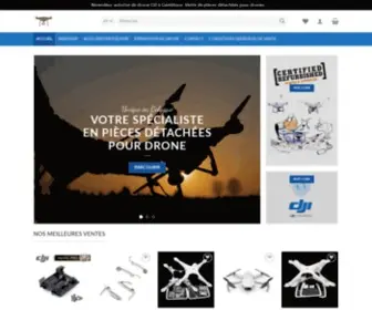 Drone-Parts-Center.com(Drone Parts Center : Webshop dédié aux drones et au FPV) Screenshot