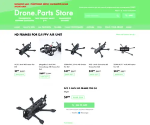 Drone.parts(Create an Ecommerce Website and Sell Online) Screenshot