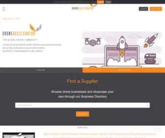 Droneaccelerator.com(Drone Accelerator) Screenshot