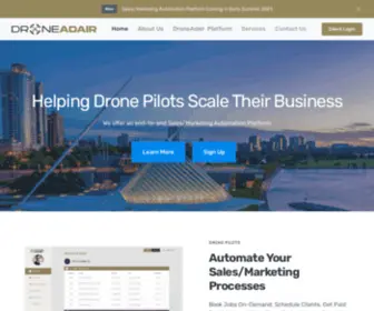 Droneadair.com(Helping Drone Pilots Automate Their Business) Screenshot