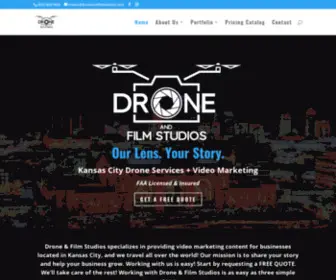 Droneandfilmstudios.com(Kansas City Drone And Video Production Services) Screenshot