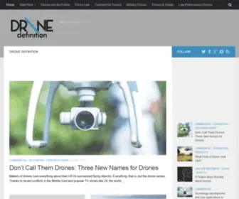 Dronedefinition.com(Drone Definition) Screenshot