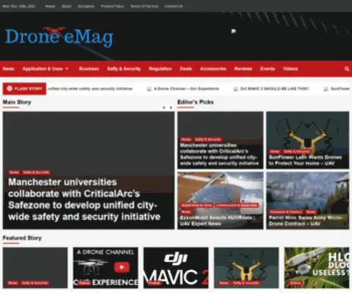 Droneemag.com(DRONE eMag) Screenshot