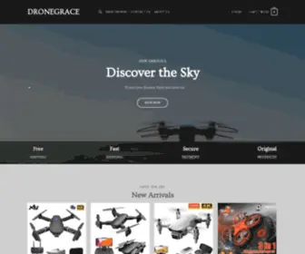 Dronegrace.com(Buy Quality Drones Online) Screenshot