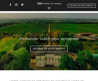 DroneofVisuals.com(Production vidéo pour entreprise) Screenshot