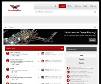 Droneracingpilots.com(FPV Drone Pilots Forum) Screenshot