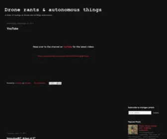 Dronerant.com(Drone rants & autonomous things) Screenshot