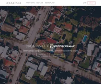 Droners.io(Hire licensed drone pilots for aerial photography & videography on) Screenshot
