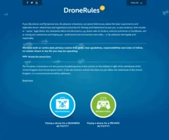 Dronerules.eu(Dronerules) Screenshot