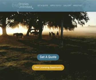 Drones-Unlimited.com(Drone services by professionals near you. The best drone franchise alternative. Drones Unlimited) Screenshot