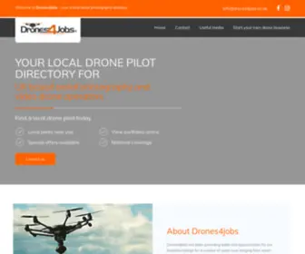 Drones4Jobs.co.uk(UK Drone Pilot & Aerial Photographers Directory) Screenshot