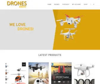 Dronesaway.biz(Drones Away) Screenshot