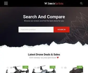 Dronesforsalereview.com(Drone News) Screenshot