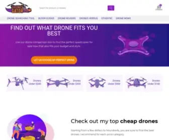 Dronesgator.com(Drone Reviews) Screenshot