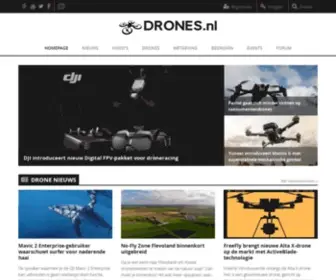 Drones.nl(Nieuws en video's over drones) Screenshot
