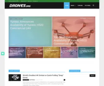 Drones.org(Drone News Forums Pictures Sales) Screenshot