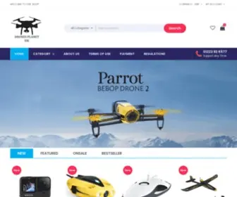 Dronesplanet.co.uk(Buy Drones DJI Xiro Parrot Bebop 3DR Solo Phantom 4 Xiro) Screenshot