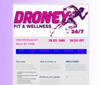 Droneyfit.com(Droney Fit & Wellness) Screenshot