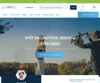 Dronpro.cz(Svět dronů pod jednou střechou) Screenshot