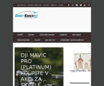 Drony-Kamery.cz(Domů) Screenshot