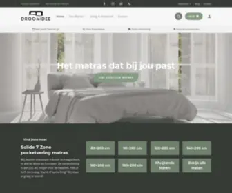 Droomidee.nl(Topkwaliteit Matrassen) Screenshot