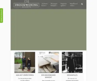 Droomwoningbouwen.nl(Het bouwen van een eigen droomwoning) Screenshot