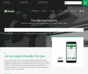 Drooto.com.bd(Service Experts in Bangladesh) Screenshot