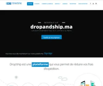 Dropandship.ma(Dropandship E) Screenshot