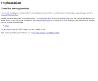 Dropbear.id.au(Domain) Screenshot