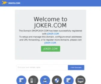 Dropcash.com(Buy This Domain) Screenshot