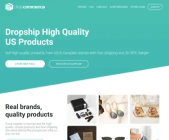 Dropcommerce.co(Dropshipping for modern entrepreneurs) Screenshot