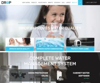 Dropconnect.com(Home Water Management System and Conservation Products) Screenshot