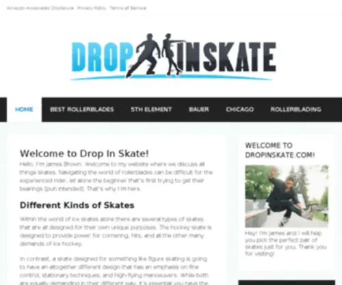 Dropinskate.com(Dropinskate) Screenshot
