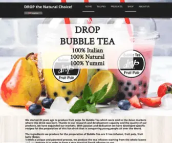 Dropitalia.com(Drop Beverages Italia) Screenshot