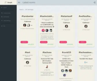 Dropit.club(Sharing in Clubhouse made easy) Screenshot