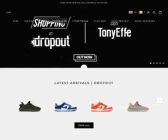 Dropoutmilano.com(Sneakers e abbigliamento streetwear) Screenshot