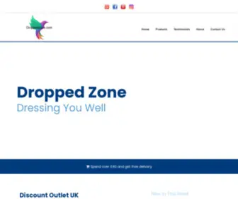 Droppedzone.com(Clothes For Women) Screenshot