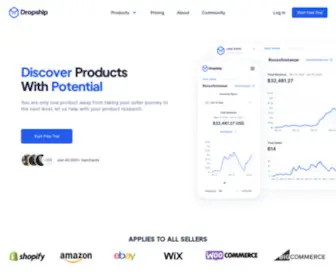 Dropship.io(Discover Winning Products To Sell) Screenshot
