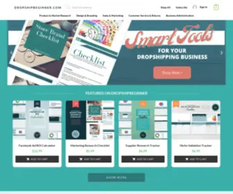 Dropshipbeginner.com(Dropship Tools and Resources) Screenshot