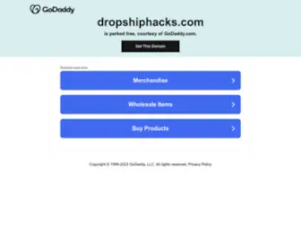 Dropshiphacks.com(Empowering E) Screenshot