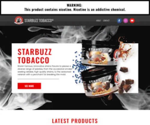 Dropshiphookah.com(Starbuzz Tobacco) Screenshot